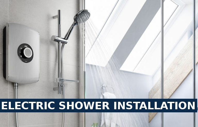 Electric shower installation Stockley Park